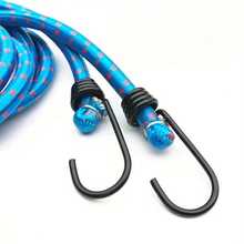 带双钩的重型弹性行李带 - 安全绳，适用于手提箱、摩托车、汽车、卡车、自行车 - 旅行、搬家、仓库用多用途货物绳 - 耐用且易于使用，旅行用行李带，车辆货架，多用途货物绳，坚固的挂钩设计，搬家必备，加固结构，搬家用品