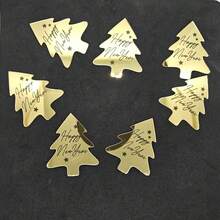 5 pièces/3 pièces/1 pièce Décoration de gâteau pour la fête du Nouvel An 2026, sapin de Noël en acrylique doré, décorations de gâteau pour le Nouvel An, décorations de fête du Nouvel An, accessoires pour séance photo, décoration de gâteau pour célébration du Nouvel An, décorations de Noël, décoration élégante et légère pour gâteaux, cupcakes et tables de desserts - Multicolore - Voir 2