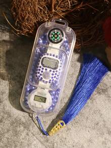 1个手持式手动计数器，迷你便携指环计数器，拇指按压计数器，适用于学习、运动及其他计数活动，数字指环计数器，计数戒指，念珠计数器，小指佩戴式计数器，戒指计数器，电子计数器，中东阿拉伯语，便捷数字戒指计数器，减压手压计数器