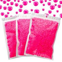 25000Pcs Hot Pink Rhinestones For Bedazzling Kit, 3-5mm Resin Flatback Rhinestones Bulk Bedazzle Gems Diamonds For Crafts DIY Shoes, Clothing{"Color_name":"HotPink"} - 亮粉紅色 - 查看 7