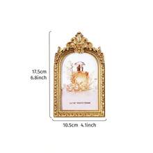 1 Miếng Retro Phong cách châu Âu Vàng Cong Khung trang trí Trang trí Khung ảnh , Với Một Giấy bên trong ngẫu nhiên , Đối với Nhà  Đồ trang trí Và Hình ảnh Trưng bày - Vàng - Xem 16