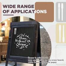 12 Pack Fine Tip Dry Erase Magnetic Markers With Cap, Magnetic Dry Erase Chalk Markers Pen Whiteboard School Office Home WhiteboardsWhite