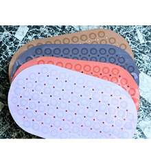 NF0040021 MULTICOLOR MEDIDAS 67.5x37.5 -ducha antideslizante con agarre fuerte, accesorios tina para baño, tina, baño, gimnasio, centro spa, sauna, Ajuste ideal: esta alfombrilla de ducha tiene ventosas que se agarran firmemente al piso, evitando resbalones y caídas. También cubre una gran área, lo que te da suficiente espacio para moverse. Está construido para durar, y se puede lavar a máquina regularmente y mantener fácilmente para una zona de baño higiénica. Medidas 67.5x37.5 Multicolor -Garantía antideslizante: Mantente a ti mismo y a tus seres queridos a salvo de resbalones y caídas con el fuerte agarre de nuestra alfombrilla de ducha, gracias a sus múltiples ventosas flexibles de alta resistencia. Ideal para uso en el hogar, gimnasio y centro de spa, disfruta de una experiencia cómoda y segura para el baño. - Multicolor - Ver 6