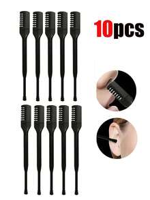 1/5/10/20 套鼻毛和耳毛修剪器，易于清洁，可同时用于去除鼻毛/耳毛，360 度旋转设计，男女通用 - 白色 - 查看 13