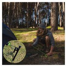 Tent Stakes Heavy Duty Metal Tent Pegs For Camping Steel Tent Stakes 8 Inch Unbreakable And Inflexible