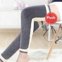 1pc Thick Warm Knee Pad, Cold-Proof Fleece Knee Sleeve, Sports Heat Retaining Leg Sleeve