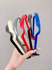 9/6/1pc Square Eyeglass Head Band, No Pressure Headband, Glasses Wearer's Headband, Sun Lens With No Headache With Comfort Headband,Women Summer Invisible Fixed Hair Clip Curling Thick Hair Dedicated Hair Accessory For Sunglasses,Non-Slip Ladies And Girls,Accessories For Women