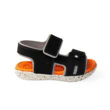 Molekinho Boy's Sandal 2135-737 - Đen và Cam - Xem 6