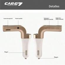 G7 Bluetooth Car Transmitter Wireless FM Transmitter Model G7 - Multicolor - View 9