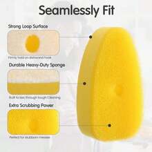 LemonRoad 24 Pack Dish Wand Sponge Refills Compatible With Dish Daddy Sponge Replacement Head Refills For Dishwashing And Kitchen Cleaning