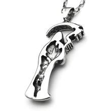 Holy Saint Death Santa Muerte Grim Reaper Necklace For Men Stainless Steel Silver Color Male Chain Necklaces Jewelry Gift - Necklace - View 6