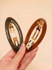 Korean Style Fashionable Spring Clip, Suitable For Women Over 14 Years Old Y2k Hair Clips Claw Clips Hair Claws Hair Slide Hair Barrettes, School Stuff