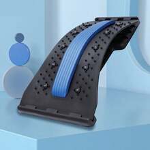 Lumbar Stretcher, Yoga Fitness Waist Stretching Massager, Home Lumbar Board Yoga Assist Device