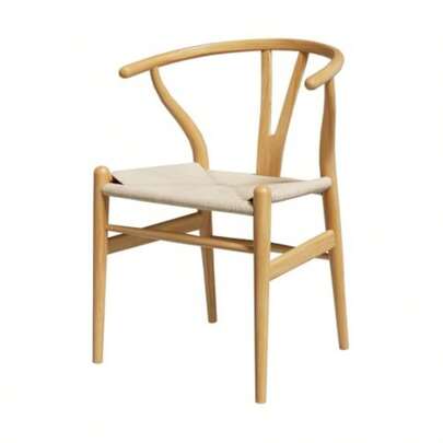 Wooden Dining Chairs Ratter Coffee Chair Nursing Seats Reading Seating Home Living Room Bedroom Kitchen Cafe Office Furniture In 43cm Seat Height Wood