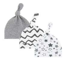 3Pcs Newborn Beanie  Hat Cotton Cartoon Infant Bonnet For Girls Boys Toddler Cap  Accessories Newborn Gift 0-6M