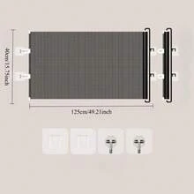 1pc Small Pet Supplies Retractable Pet Fence, Anti-Cat Escape Door Barrier, Pet Gate, Cat Door Stopper - Multicolor - View 11