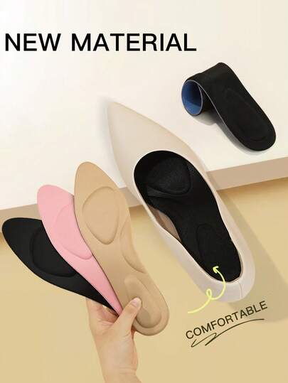 Wkładki EVA na obcasie o wysokości 25,8 cm – samodopasowujące się do każdego rozmiaru buta, amortyzowane i oddychające