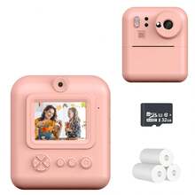 Printed Toy Camera: Take Photos Immediately, Hold Happiness In Your Hand, Children's Digital Camera, Puzzle And Fun - Multicolor - View 3