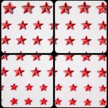 264Pcs Star Face Gems Eye Gems, Self-Adhesive Face Jewels Rhinestones 5/7/10 Mm DIY Face Gems Stick On, Patriotic Makeup Gems Rave Accessories For Face Eyes Hair Makeup Body, Crafts (Red-Star){"Color_name":"Red-Star"} - sao đỏ - Xem 4