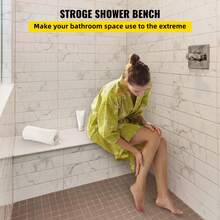 Board Shower Bench Rectangle Bench Ready To Tile & Waterproof 38.2x11.4x20 Or 47.2x16x20 ﻿ ﻿ - 38.2x11.4x20" - View 2