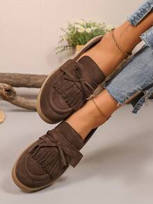 Zapatos planos para mujer, nuevos y ligeros de unicolor, de moda para primavera/otoño