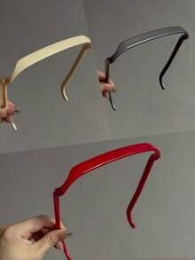 9/6/1pc Square Eyeglass Head Band, No Pressure Headband, Glasses Wearer's Headband, Sun Lens With No Headache With Comfort Headband,Women Summer Invisible Fixed Hair Clip Curling Thick Hair Dedicated Hair Accessory For Sunglasses,Non-Slip Ladies And Girls,Accessories For Women