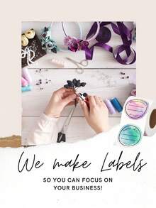 1 Rollo (500 piezas) Pegatinas redondas hechas a mano con amor, 1 pulgada, 4 colores, escribibles a mano, etiquetas impermeables de PVC removibles, ideales para pequeños negocios, repostería, catering, decoración de embalaje DIY - Deja una pegatina de agradecimiento - Ver 6