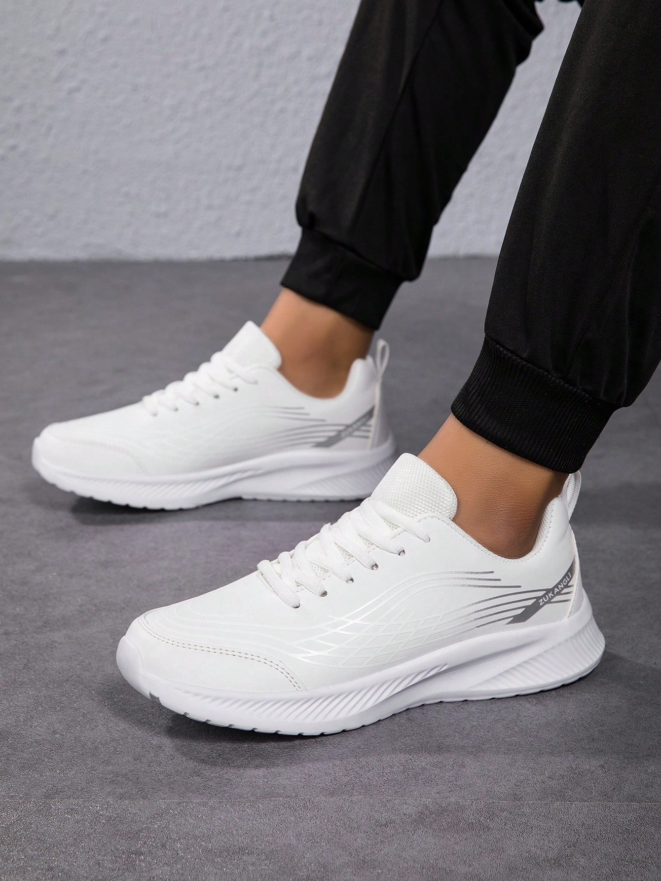 أحذية رجالية كاجوال، مناسبة للجري على الطرق، الاست...