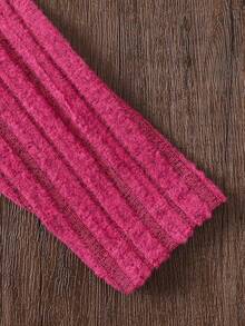 Baby Girls' Casual Flare Sleeve Floral Print Long Sleeve Top And Pants Set, Spring/Autumn/Winter