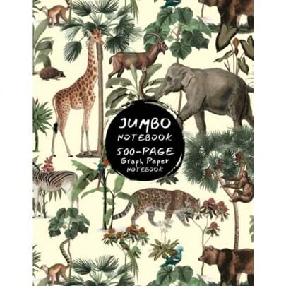 Jumbo Notebook: Graph Paper Notebook Extra Large Journal BigSized Notebook Design For Professionals Designer Artists Writers Teachers And Students