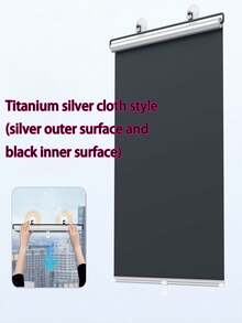 1pc Easy Install Blackout Curtain With Suction Cups, No Drilling Required, Blackout Fabric For Car Windows, Easy Privacy Screen For Kitchen, Bathroom, Bedroom, Hallway, Car Sun Shade, Privacy Protection, Suitable For Home And Vehicle, Can Also Be Used As Pet Barrier, A Convenient Peel And Stick Window Film, Wall Decor, Window Sticker. Privacy Protection, Ramadan Gift, Valentine's Day Car Privacy Cover - Multicolor - View 8