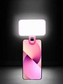 1 pezzo Luce LED per riempimento selfie, luce selfie portatile, luce di riempimento molletta-on, lampada selfie per telefono, anello luminoso selfie LED portatile, luce specchio, per telefoni cellulari e computer, trucco, videoconferenze Zoom, live streaming, vlog, per selfie e videochiamate perfetti 250mAh per campeggio, decorazione della stanza, live streaming, illuminazione per videoconferenze, fotografia e video, regalo affascinante adatto per selfie e live streaming, fotografia, luce portatile per telefono