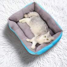 Large Pet House Dog Bed Cat Mat Long Plush Deep Sleeping Warm Soft Small Dog Cushion Calm Beds For Puppy Chihuahua - 8 - 查看 4