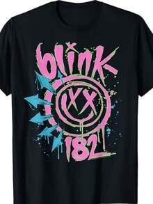 Blink 182 Neon Rock Music Band T-Shirt - Style 24 - View 1