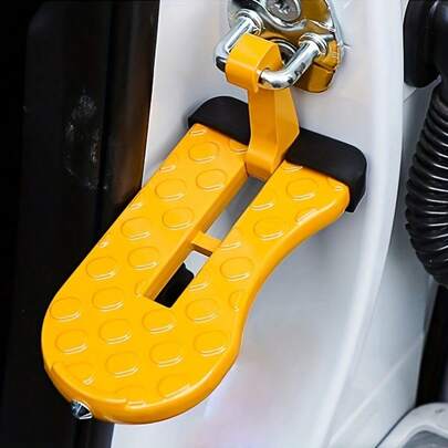 Heavy-Duty Aluminum Alloy Car Door Step - Easy Install, Foldable & Locking For Safety