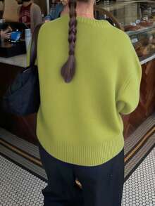 Vaiaye Christmas Women's Autumn Casual Knit Pullover Sweater