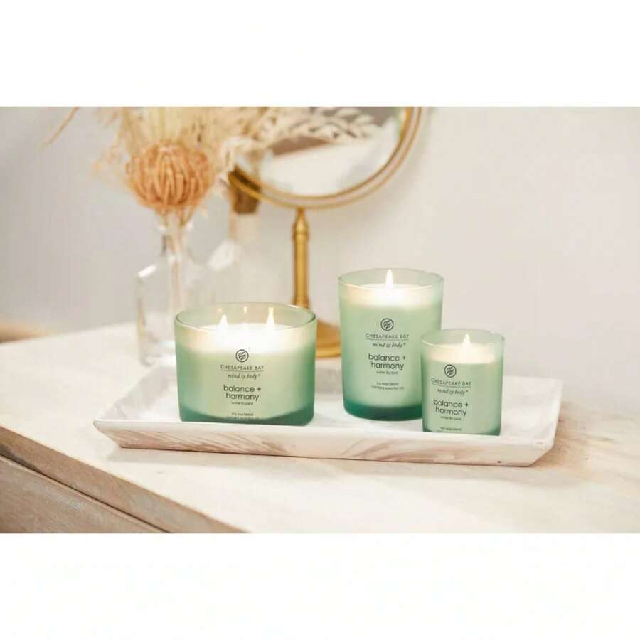 Candle Mind And Body Frosted Glass Lidded Jar Candle