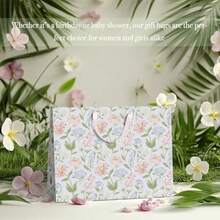 Gift Bags Set Of 2Large 13" Gift Bag With Tissue Paper Floral Gift Bag Includes Matching Tissue Paper Card And Envelope Perfect For Presents Of Any Special Occasion# DOUYYY