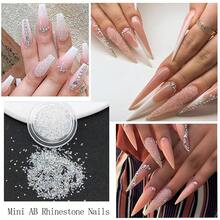 Rhinestones For Nails, Nail Art Charms 3D Flower Nail Charms For Acrylic Nails White Gold Supplies Luxurious Gems Rhinestones Pearls Design Accessories For Women Manicure Decorations{"Color_name":"Colorful-07"} - 多彩-07 - 查看 7