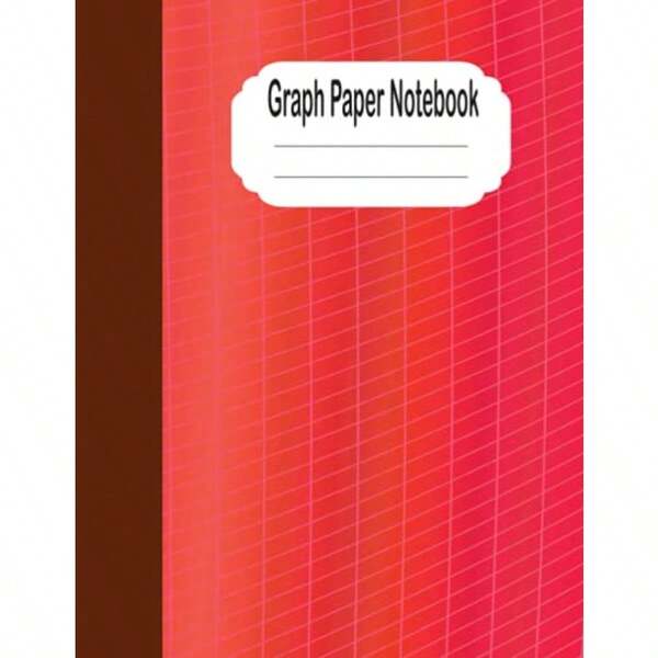 Graph Paper Notebook 8.5 X 11: Composition Notebook Graph Paper 1 8" Inch SquaresRed Grid Paper 120 Pages For Math Students Architects And Designers