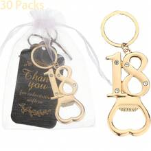 Bộ 10/30 dụng cụ mở nắp chai sinh nhật mới nhất, thích hợp làm quà tặng sinh nhật lần thứ 13, 15, 16, 18, 21, 30, 40, 50, 60, 65, 70, 75, 80, 85, 90 hoặc quà kỷ niệm ngày cưới, quà tặng sinh nhật, đồ trang trí kỷ niệm. - Nhiều màu - Xem 14