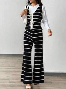 Women Two-Piece Outfits - Black - View 3