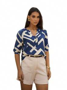 AZUL CLARO GEOMETRICO