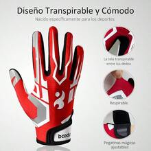 Guantes Futbol Americano, Guantes de Receptor para Futbol Americano, Ultra Grip, No Slip, para Jvenes y Adultos, Guantes Receptor Futbol Americano para Ftbol Americano, Softbol, Bisbol - CH - Ver 3