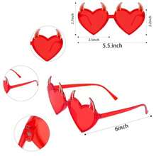 Halloween Devil Costume Sunglasses Horns Headband And Short Pitchfork For Women Demon Cosplay Accessories