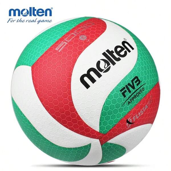 Balón de voleibol de competición profesional, de fibra dura, resistente al desgaste, para entrenamiento en interiores y exteriores, talla 5 PU, NCAA 5000/V5B5000