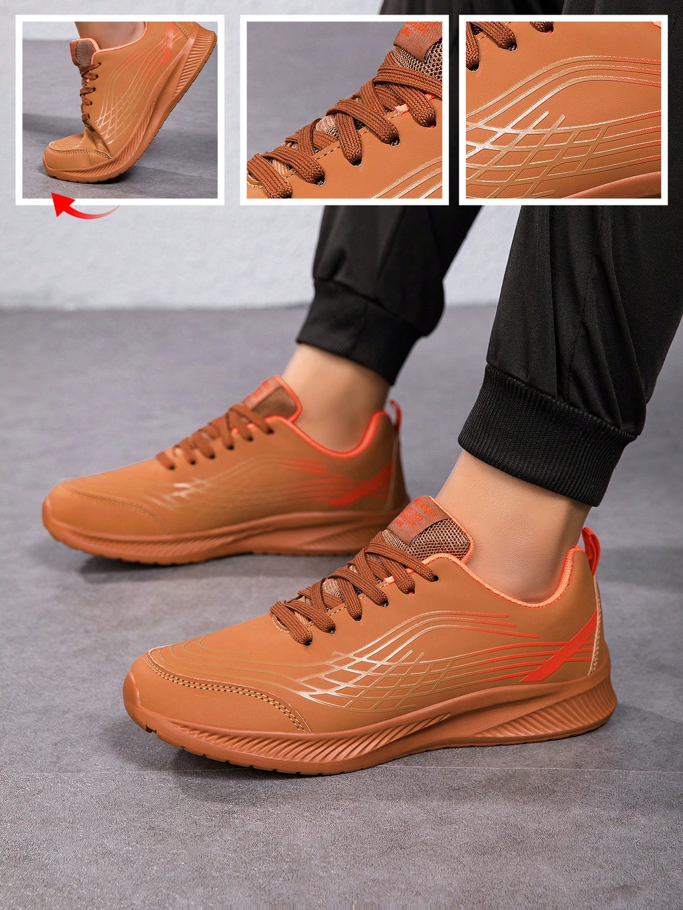 أحذية رجالية كاجوال، مناسبة للجري على الطرق، الاست...