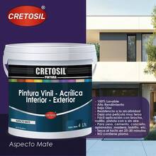 Pintura Vinílica-Acrílica Recomendada.Para Interior Y Exterior.100% Lavable.Aspecto mate.Apto Para Paredes, Cemento, Yeso, Concreto, Ladrillo, Techos, Madera, Aplanados Y Más (4 LTS, BLANCO)¡Top de Temporada - PÉTALO DE ROSA - Ver 8