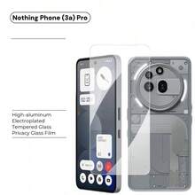 Tempered Glass Screen Protector, Anti-Scratch High Definition Anti-Peeping Film, Metal Eagle Eye Lens Film For Nothingphone3