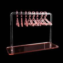 8 Pcs Hangers Shaped Jewelry Holder Personalized Earrings Display Racks Hanging Clothes Stand Storage Jewelry Organizer Holders